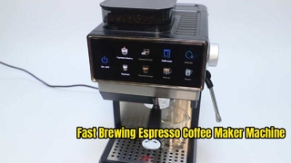 Commercial Espresso Coffee Maker Machine with Milk Frother | 20 Bar Easy Operation OEM