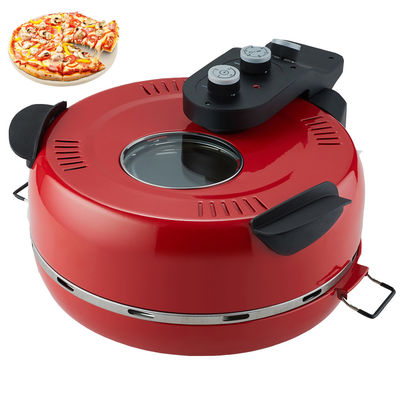 Factory direct price 12 Inch Non-Stick Calzone Maker Pizza oven in Red Home Use Fast FunElectric Multi Pizza Maker