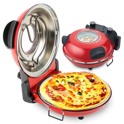 Factory direct price 12 Inch Non-Stick Calzone Maker Pizza oven in Red Home Use Fast FunElectric Multi Pizza Maker