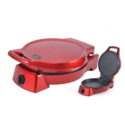 Electric 12 Inch Non-stick Pizza Maker Machine for Home Pizza Pan Pie Calzone Cooker with Adjustable Temperature Control