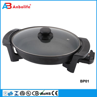 Electric Skillet By Culina 18/10 Stainless Steel, Nonstick Interior, with Glass Lid 12-inch Round Ptfe pfoa-free Dishwasher safe