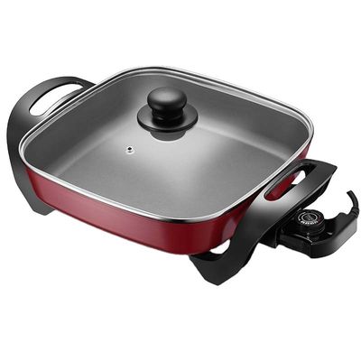 Anbo electric grill &amp; pizza pan non-stick cookware frying pan