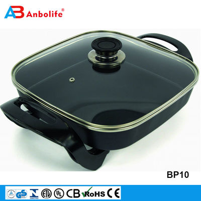 Anbo electric grill &amp; pizza pan non-stick cookware frying pan