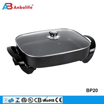 Anbo electric grill &amp; pizza pan non-stick cookware frying pan