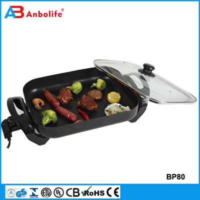 rectangular cast iron baking pan aluminum food tray non-stick pizza pan set pizza baking pan with tempered glass lid