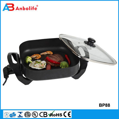 rectangular cast iron baking pan aluminum food tray non-stick pizza pan set pizza baking pan with tempered glass lid
