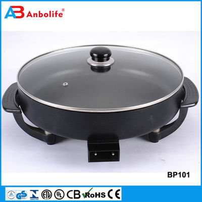 rectangular cast iron baking pan aluminum food tray non-stick pizza pan set pizza baking pan with tempered glass lid
