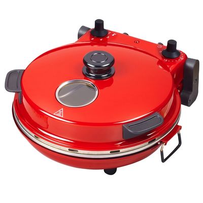 Anbolife round muti-fuction mobile home use pizza pan and outdoor portable pizza oven electric pizza maker