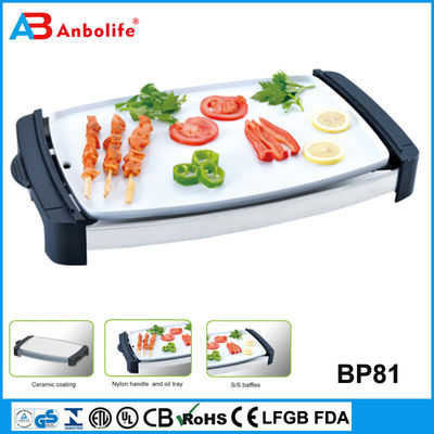 Anbo Factory direct hot sale Non-stick round electric grill pan/electric pizza pan frying pan