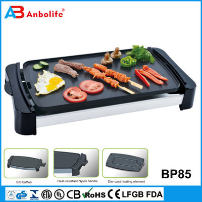 Anbo Factory direct hot sale Non-stick round electric grill pan/electric pizza pan frying pan