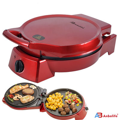 Anbo aluminium portable non-stick pizza pan best quality baking sheet multi-functional round electric conveyor pizza pan oven