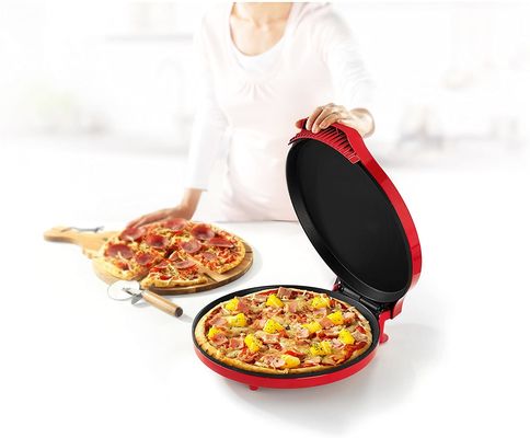 Multi function Pizza Maker with Adjustable Temperature Control Ideal for Pizza Quiches Pies Crepes BBQ Electric Pizza Oven