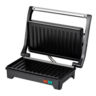 Stainless Steel Electric Grill sandwich press panini grill with slant device