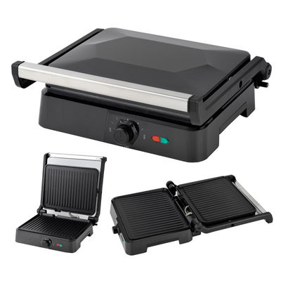 Stainless Steel Electric Grill sandwich press panini grill with slant device