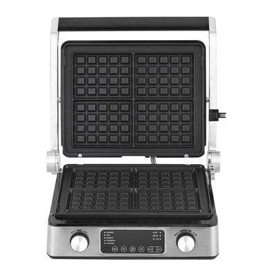 Stainless Steel Electric Grill sandwich press panini grill with slant device