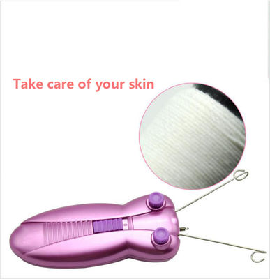 Lady Men Bee Electric Face Epilator Cotton Thread Loose Power With Indictator Light Painless Hair Remover