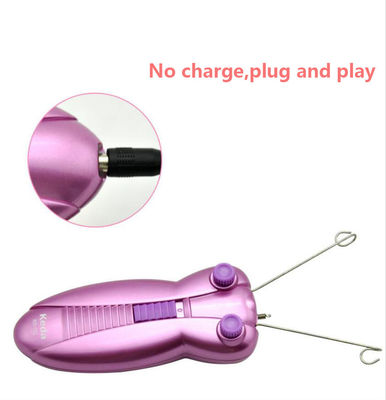Lady Men Bee Electric Face Epilator Cotton Thread Loose Power With Indictator Light Painless Hair Remover