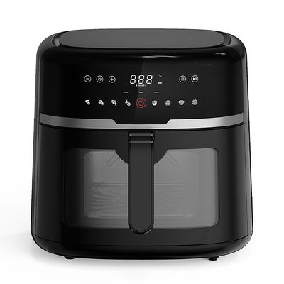 Voice Control Smart Tuya Wifi HOT Arrival Food Grade Professional Oil Free Airfryers Electric Deep Glass 12L
