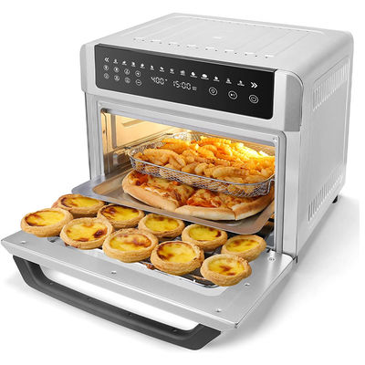 1700W Air Fryer Ovens French Door 5.5L 6.5L 23L Healthy Oil Free Stainless Steel
