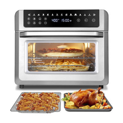24L 12L Air Fryer Ovens Kitchen Cooking Appliance Stainless Steel Electric Retro Large Capacity Glass