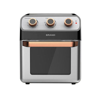 24L 12L Air Fryer Ovens Kitchen Cooking Appliance Stainless Steel Electric Retro Large Capacity Glass