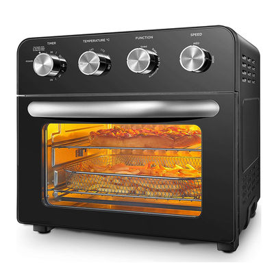 24L 12L Air Fryer Ovens Kitchen Cooking Appliance Stainless Steel Electric Retro Large Capacity Glass