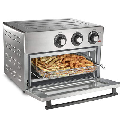 24L 12L Air Fryer Ovens Kitchen Cooking Appliance Stainless Steel Electric Retro Large Capacity Glass