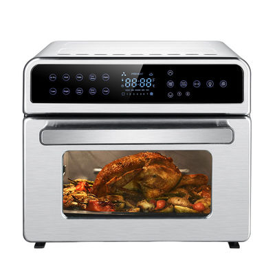 7L 12L 24L Stainless Steel Digital Air Fryer Steam Function Air Toaster Oven No Oil