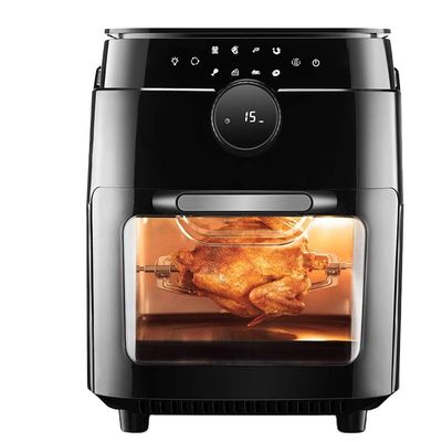 Multifunctional Stainless Steel Air Fryer Ovens 12L Non Oil Convection Rotisserie Dehydrator Bake 1800W