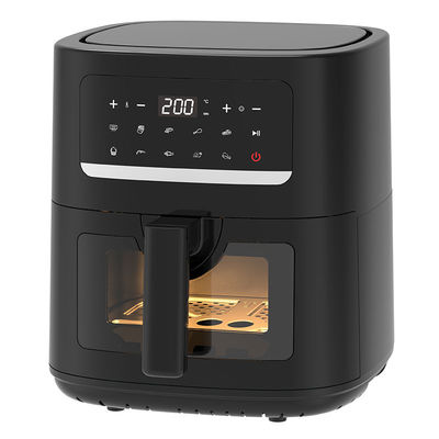 4.5L Dual Air Fryer With 2 Basket See Through Glass Window SYNC Cooking Twin Drawer