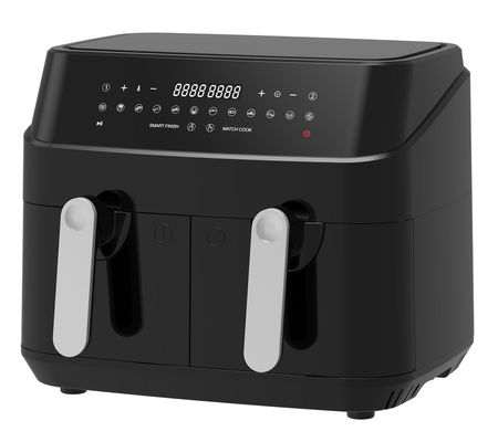 Double Basket Oil Free Smart Dual Air Fryer 9L Digital 2400W