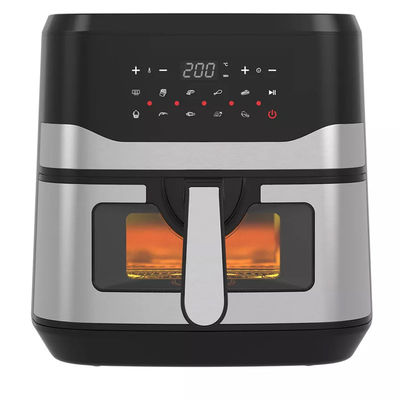 9L Air Fryer 8L With 2 Basket / Zone Visible Window Smart Digital Control