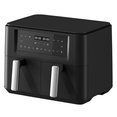 9L 2000W Smart Air Fryer Digital Double Basket With Visible Window