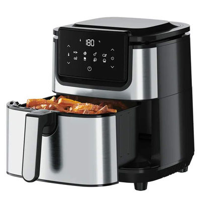6L 7.7L With 8 Presets Digital Air Fryer Without Oil LED Touch Screen