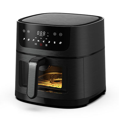 4.5 Liter Visual Silicone Basket Air Fryer Stainless Steel French Fires Oil Free Smart