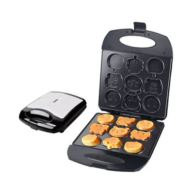 4 Pancake Egg Core Customized Waffle Maker Round For Individual Home Children Cake Baking