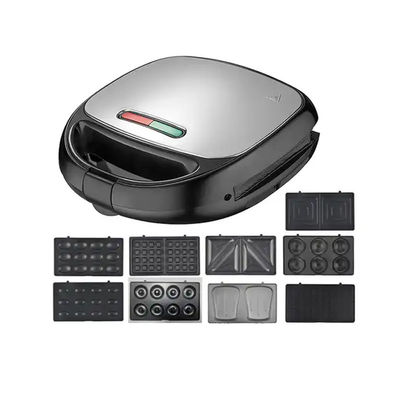 Portable 6 8 In 1 Non Stick Sandwich Bubble Waffle Maker Home