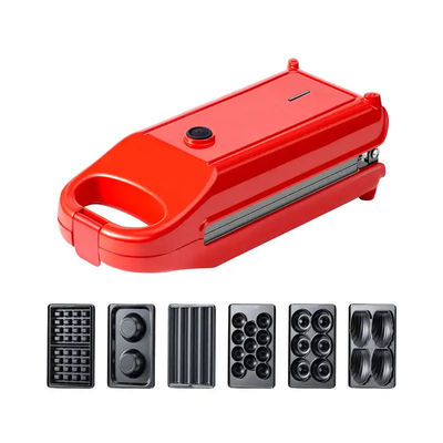 Portable 6 8 In 1 Non Stick Sandwich Bubble Waffle Maker Home