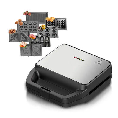 Portable 6 8 In 1 Non Stick Sandwich Bubble Waffle Maker Home