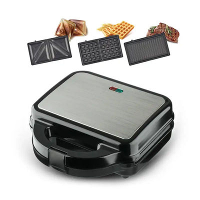7 5 3 In 1 Mini Electric Waffle Sandwich Makers Non Stick Multifunction Changeable Plates
