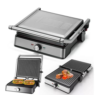 Custom Barbecue Detachable Electric Grill Machine Panini Commercial 2 In 1