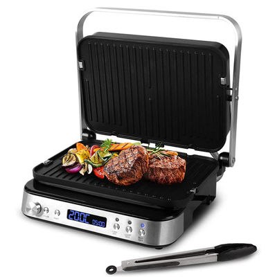 Custom Barbecue Detachable Electric Grill Machine Panini Commercial 2 In 1