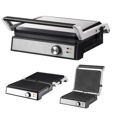 180 Degree Full Open Non Stick Plate Removable Oil Tray Electric Toaster Sandwich Maker
