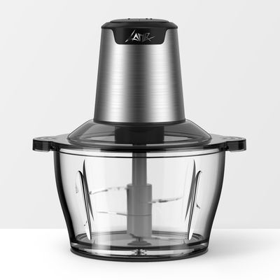 400 Watt Electric Food Chopper Meat Grinder 2.5L Glass Bowl Meat Vegetables Fruits 2 Speed