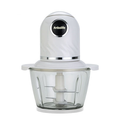 400W Blender Chopper Professional 2L Stainless Steel Glass Electric Meat Grinder