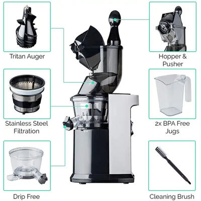 Large Mouth Slow Citrus Juicer 9 In 1 Fresh Juice Blender Household