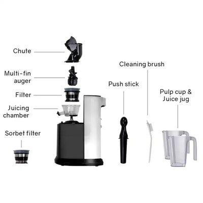 Large Mouth Slow Citrus Juicer 9 In 1 Fresh Juice Blender Household