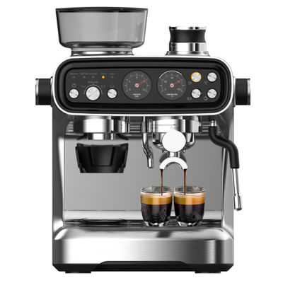 Professional Electric Espresso Coffee Machine Powerful 15/20bar Pressure Pump Cappuccino Latte Grinder Made Durable Plastic