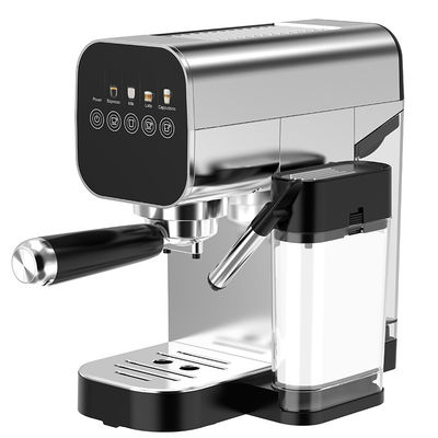 Semi-automatic Espresso Coffee Machine With Manual Milk Frother For Latte Cappuccino