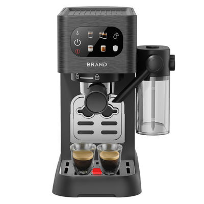 Semi-automatic Espresso Coffee Machine With Manual Milk Frother For Latte Cappuccino